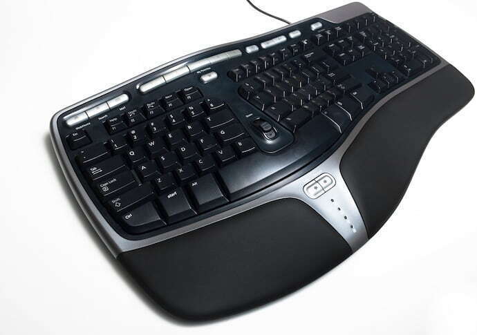 Teclado ergonômico 