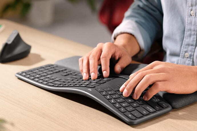 Teclado ergonômico 