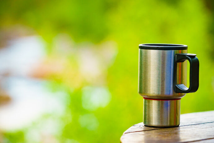 Caneca térmica de café