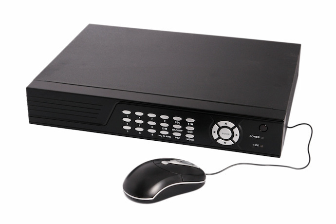 Aparelho DVR com mouse