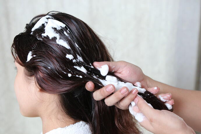 Creme alisante de cabelo