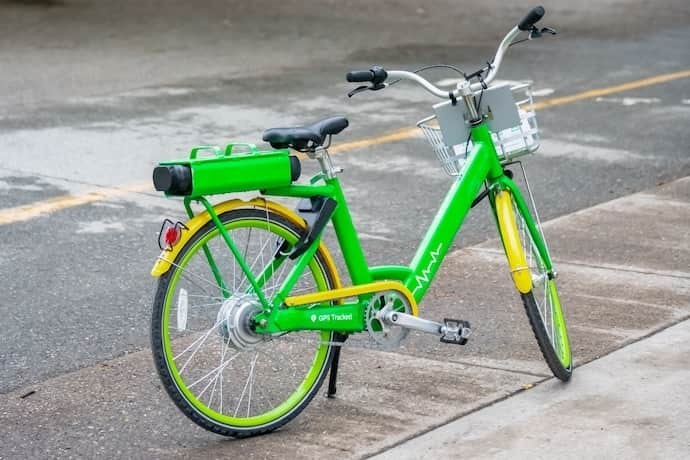 Bicicleta elétrica.