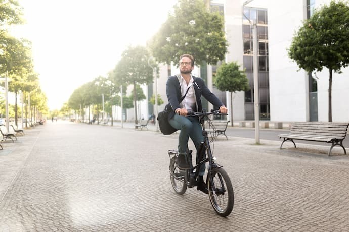 Bicicleta elétrica.