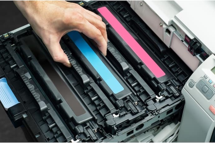 toner colorido