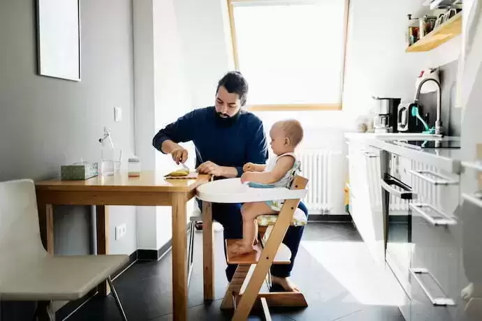 cadeira de alimentação