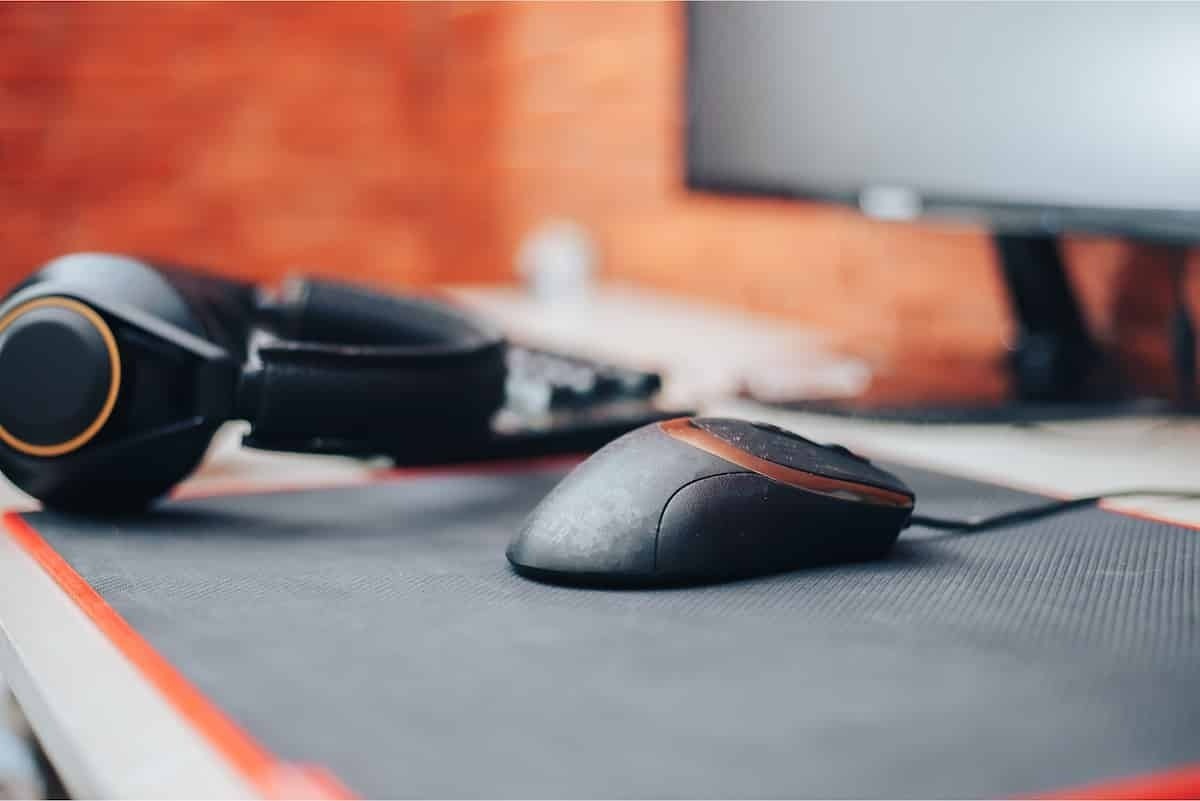 Mousepad gamer em foco 