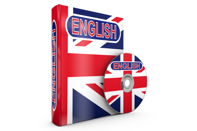 Livro e CD de inglês em foco