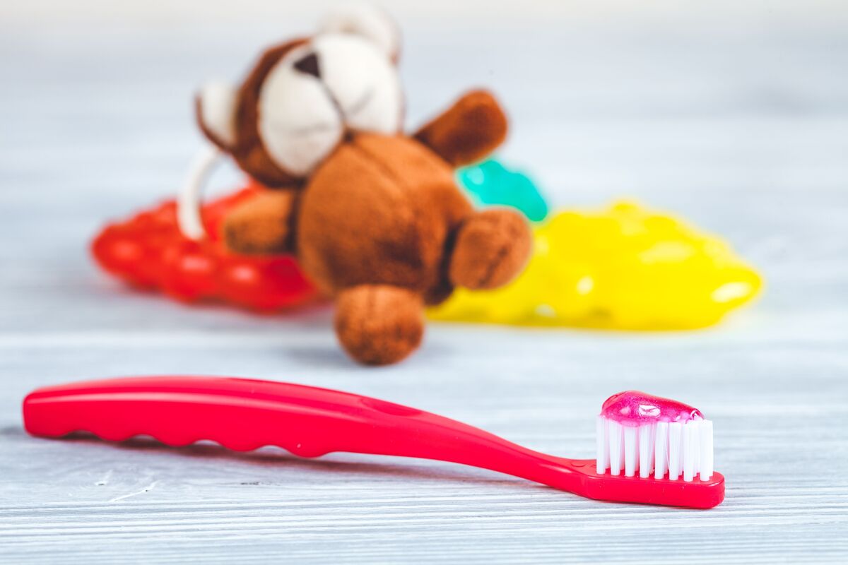 pasta de dente infantil