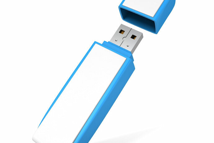 Pen drive azul