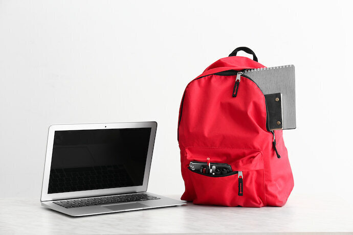 notebook e mochila